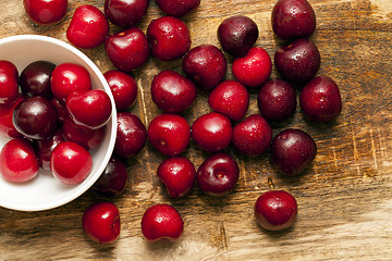 Image showing red ripe cherry