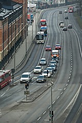 Image showing Traffic on a city road