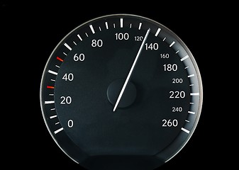 Image showing Speedometer of a car