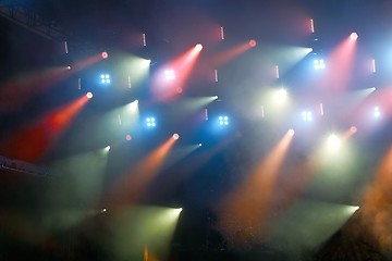 Image showing Colorful Concert Lighting