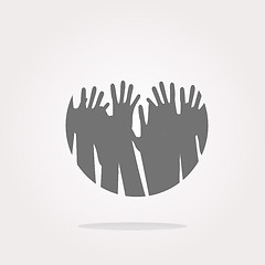 Image showing Hands. Hands Icon Vector. Hands Icon. Hands button. Hands Icon Graphic. Hands Icon JPG. Hands Icon app. Hands Icon flat. Hands Icon Drawing