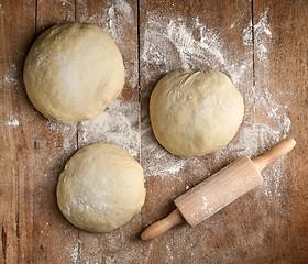 Image showing fresh raw dough