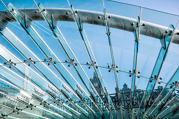 Image showing glass and metal construction