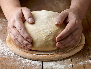 Image showing fresh raw dough