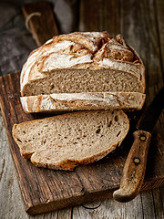 Image showing freshly baked sliced bread