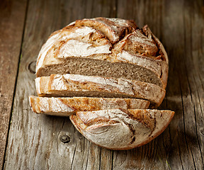 Image showing freshly baked sliced bread