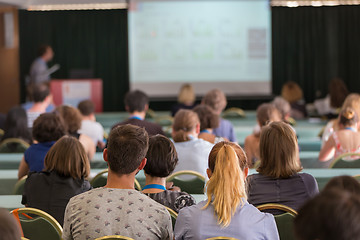 Image showing Lecture at university.