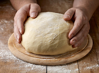 Image showing fresh raw dough