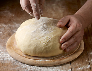 Image showing fresh raw dough