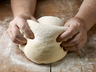 Image showing fresh raw dough