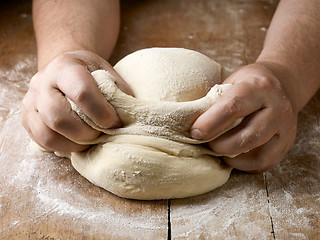 Image showing fresh raw dough