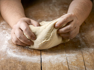 Image showing fresh raw dough