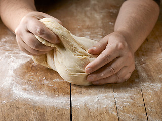 Image showing fresh raw dough