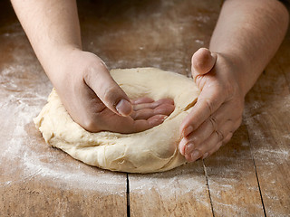 Image showing fresh raw dough