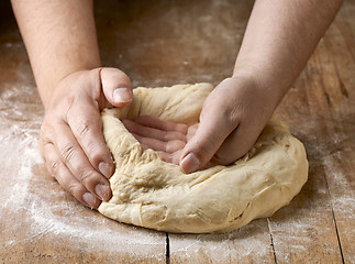 Image showing fresh raw dough