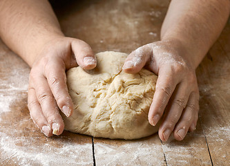 Image showing fresh raw dough