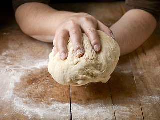 Image showing fresh raw dough