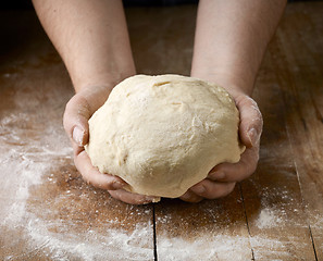 Image showing fresh raw dough