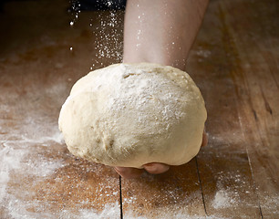 Image showing fresh raw dough