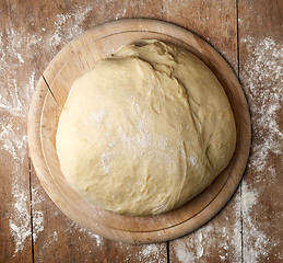 Image showing fresh raw dough