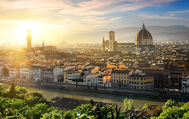 Image showing Panorama of Florence