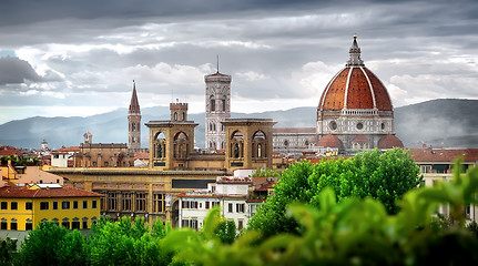 Image showing Clouds over Florence