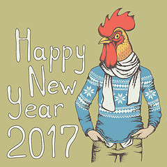 Image showing Rooster vector illustration