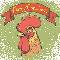 Image showing Rooster vector illustration