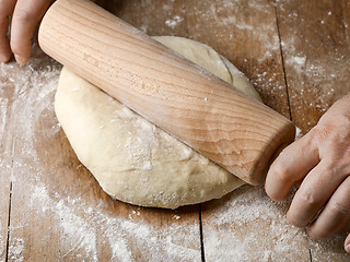 Image showing fresh raw dough