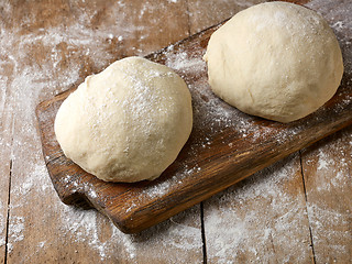 Image showing fresh raw dough