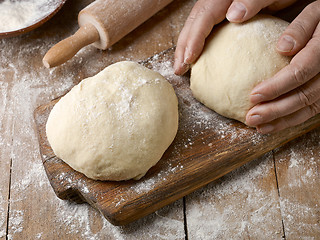 Image showing fresh raw dough