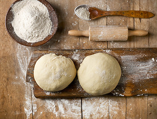 Image showing fresh raw dough