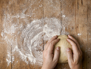 Image showing fresh raw dough