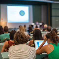 Image showing Lecture at university.