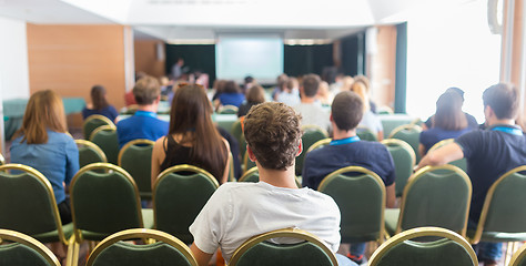 Image showing Lecture at university.