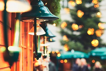 Image showing Traditional christmas market