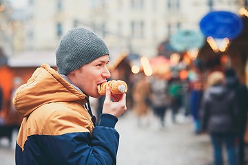 Image showing Christmas market in Vienna