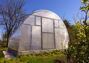 Image showing Modern Polycarbonate Greenhouse