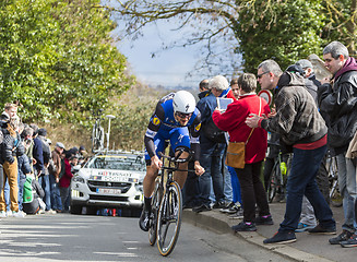 Image showing The Cyclist Tom Boonen - Paris-Nice 2016