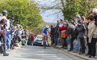 Image showing The Cyclist Arthur Vichot - Paris-Nice 2016