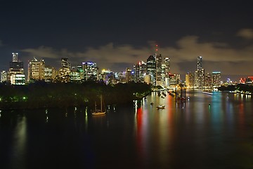 Image showing Brisbane night view