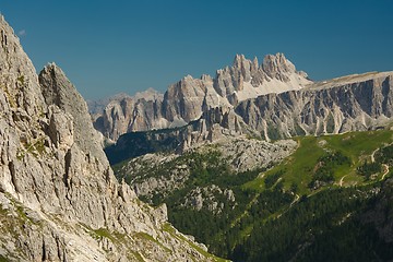 Image showing Dolomites mountain landscape