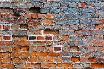 Image showing Brick Wall Closeup