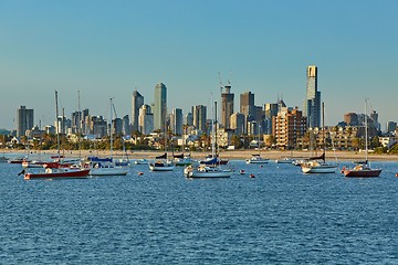 Image showing Melbourne city view