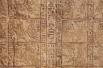 Image showing Ancient Hieroglyphic Pictures