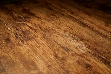 Image showing Old Wooden Desk