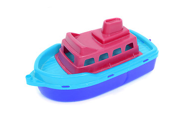 Image showing plastic toy boat