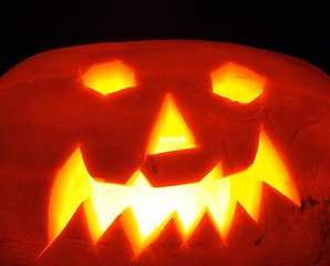 Image showing halloween pumpkin background