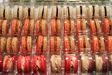 Image showing color macaroons background