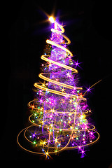 Image showing color christmas tree